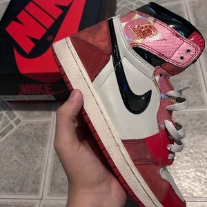 Used men’s Nike Air Jordan 1 Spider-Man miles morales